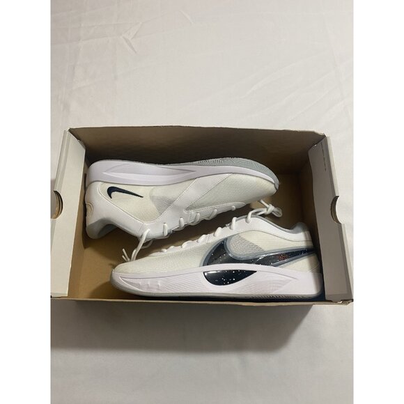 New Men’s Size 13 - Nike Giannis Freak 6 White Black FJ7792 102 main image 11